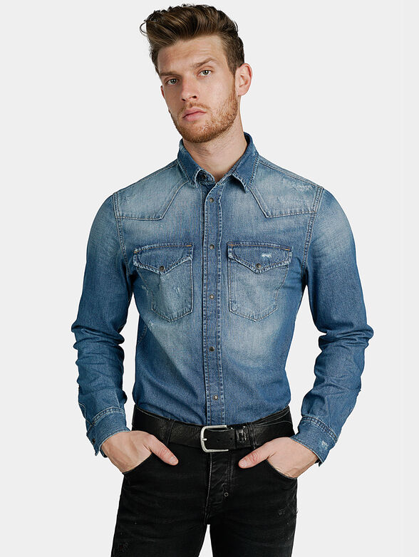NOAH demin shirt - 4