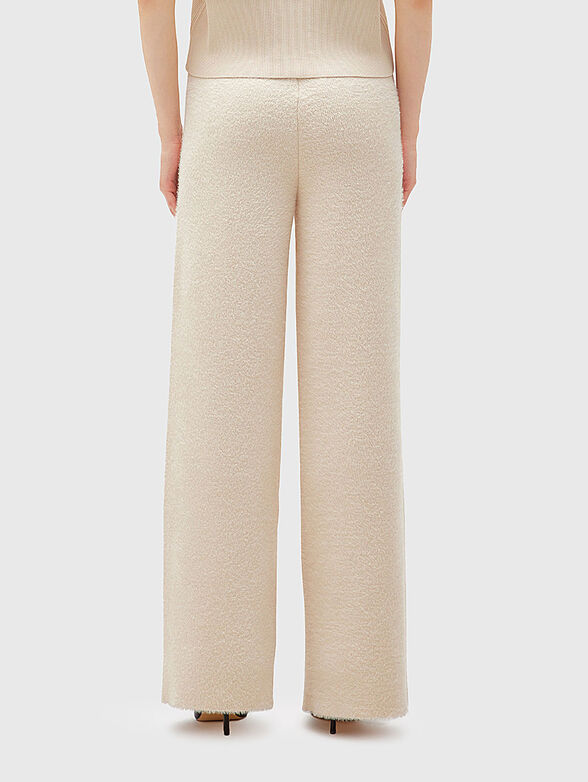 Black trousers with elastic waist - 2