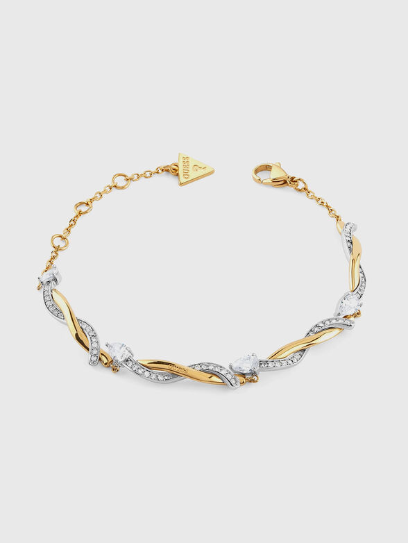 MULTI TWIST bracelet with rhinestones - 1