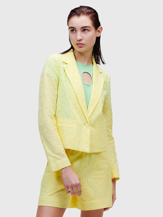 ANGLAISE white blazer with embroidery