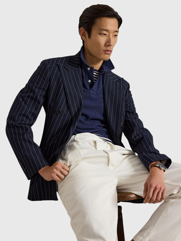 Short-sleeved cotton polo shirt - 6