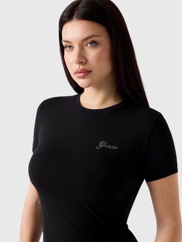 Rhinestones logo t-shirt - 4