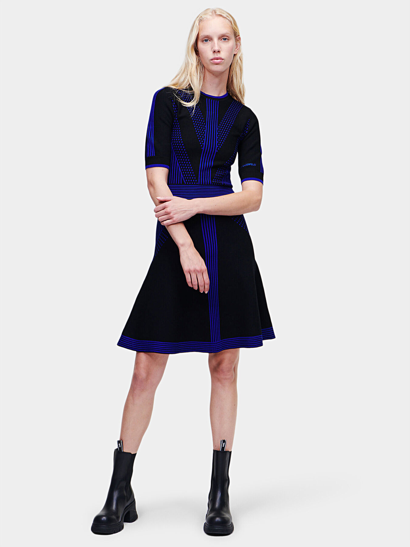 Karl lagerfeld blue dress shop