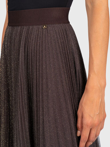 Skirt with lurex threads - 3