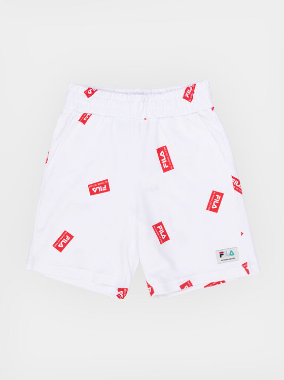TENINGEN AOP shorts with logo print - 1