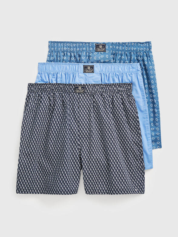 Set of three pairs of cotton boxer briefs - 1