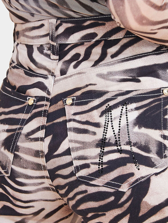Animal print skinny jeans - 3