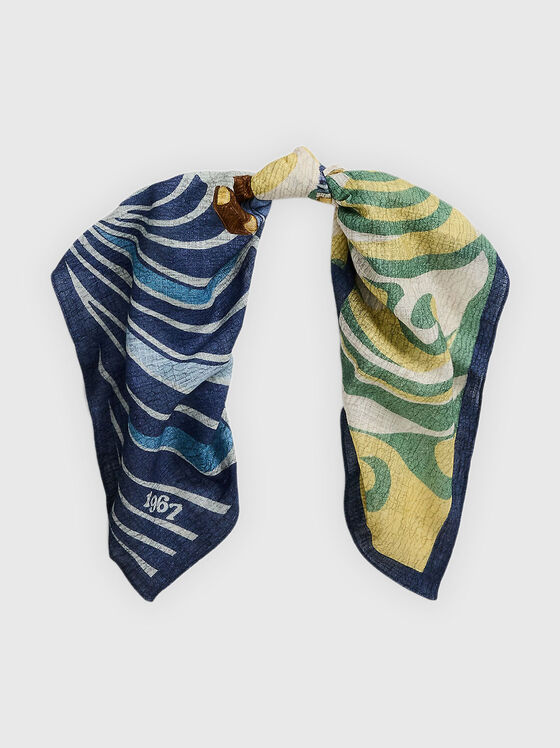 Polo Bear cotton square scarf - 1