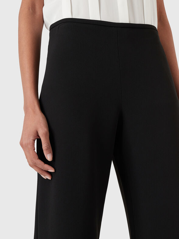 Black trousers with wide legs  - 3