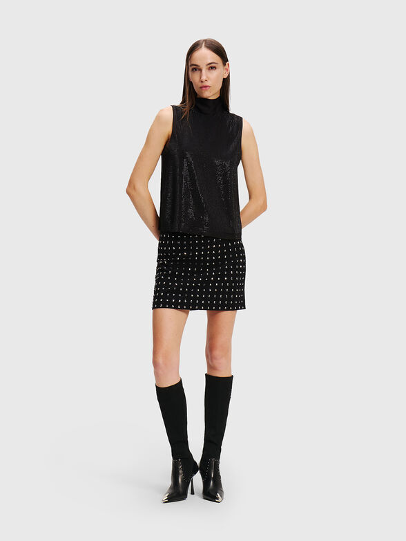 Rhinestones top - 1