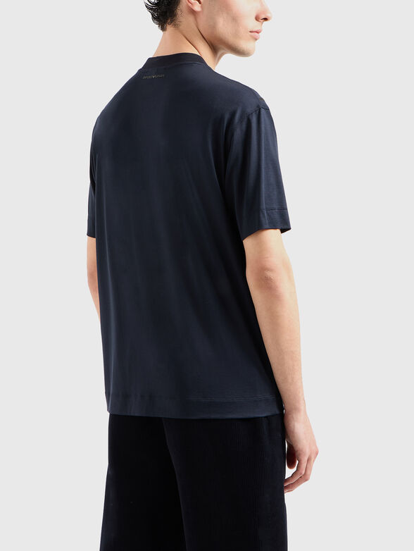 Black T-shirt with print - 3