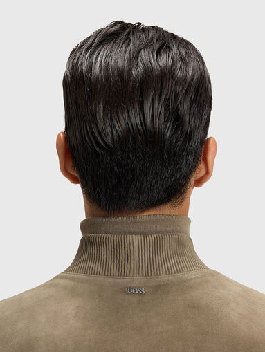 Suede jacket with pockets - 5