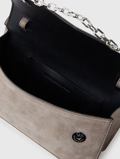 Small crossbody bag in brown colour - 5