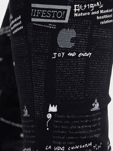 NEWS black pants - 4
