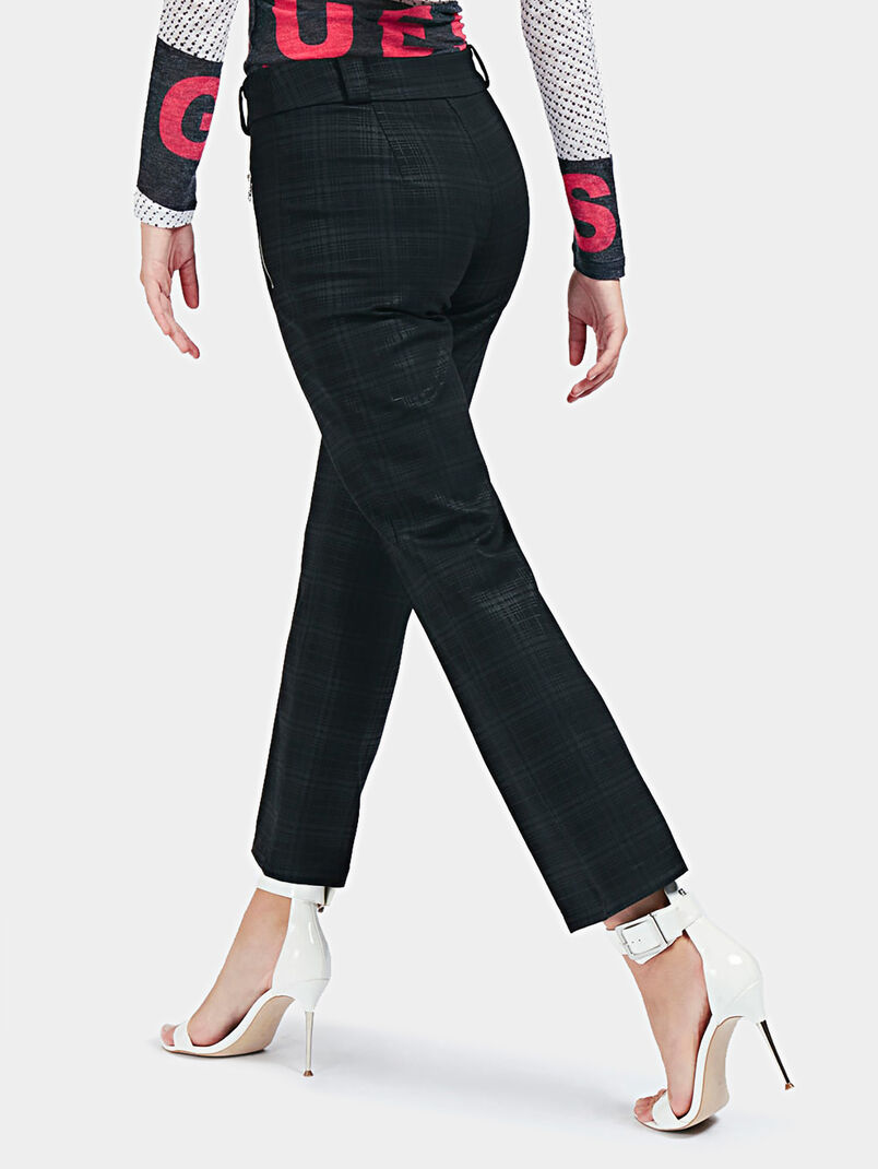 PIA Ponte trousers with tartan pattern - 3