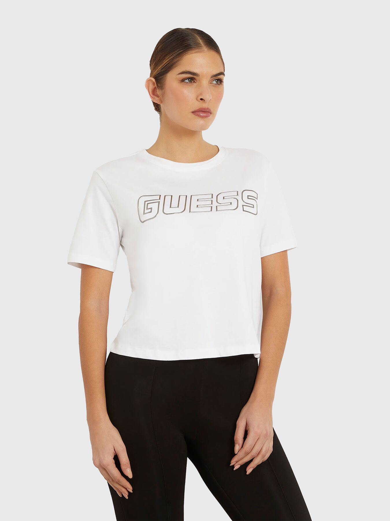 Guess white and black shirt outlet