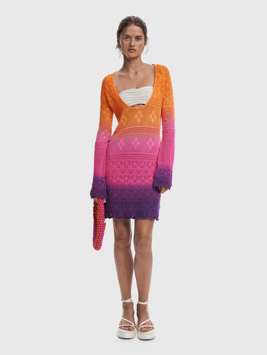 Knitted beach dress - 4