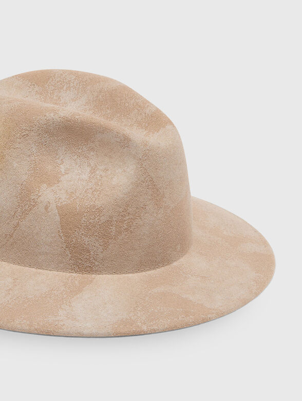 Cowboy wool hat with tie-dye effect - 2