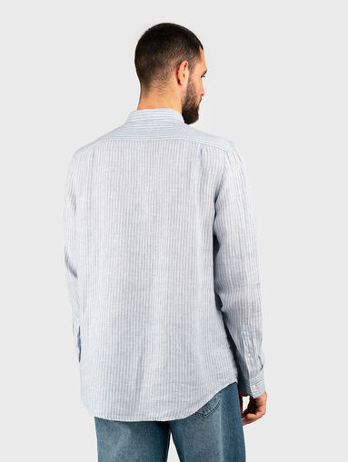 Long sleeve linen shirt - 3