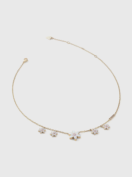 MULTI FLOWER necklace with pendants - 1