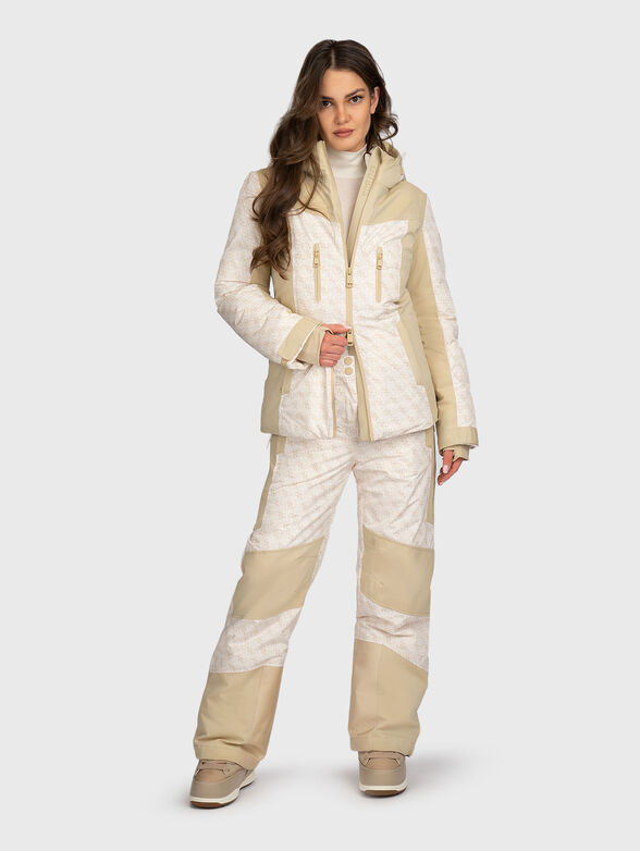 Ski jacket with 4G logo print - 2