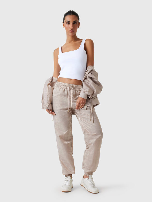 Jacket with monogram logo print - 2