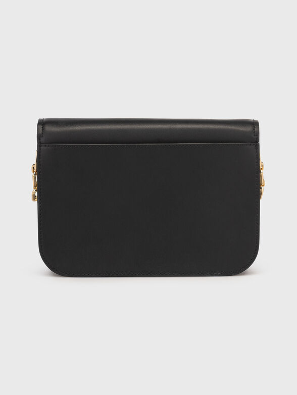 Black leather crossbody bag - 3