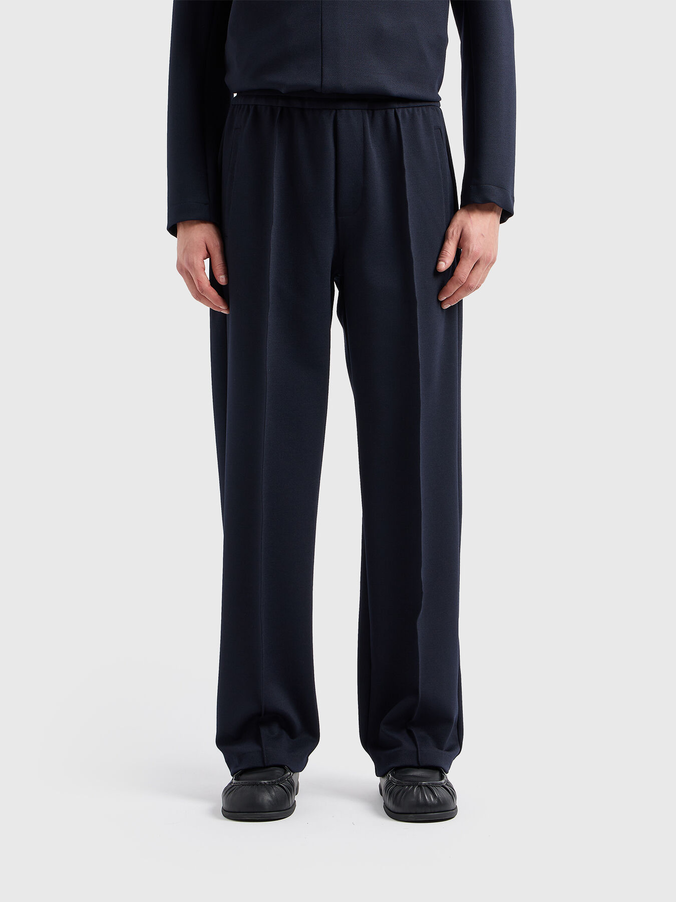 Straight wool blend trousers brand EMPORIO ARMANI