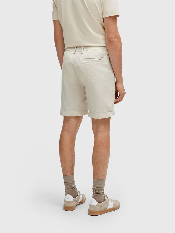 Linen blend shorts  - 2
