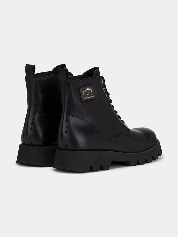Ankle boots TERRA FIRMA with metal logo detail - 3