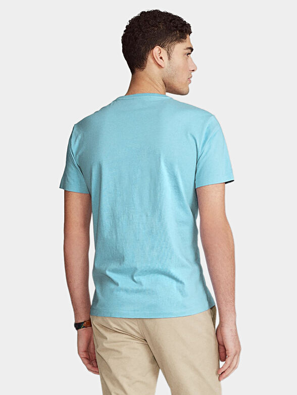 Cotton blue T-shirt - 2