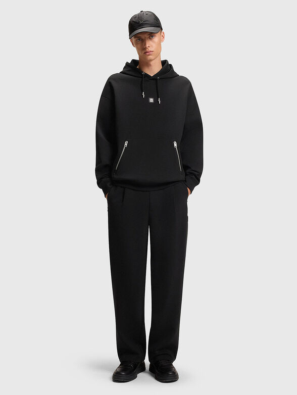 Cotton sports trousers with pockets - 4