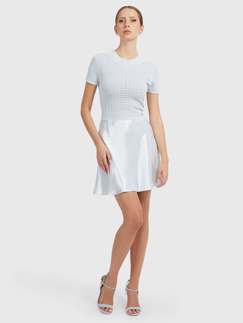 BRANDIE satin mini skirt - 3