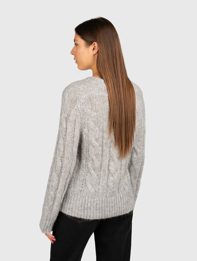 Knitted wool blend sweater - 3