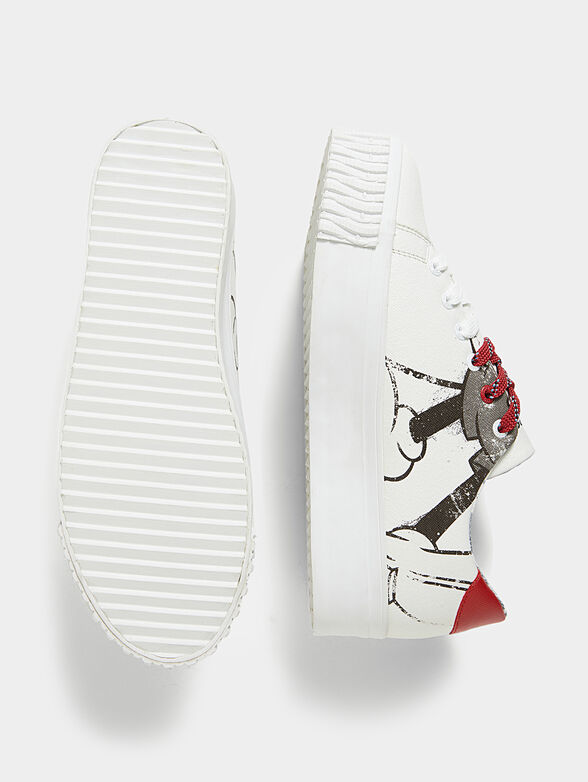 Sneakers with Mickey Mouse print - 5