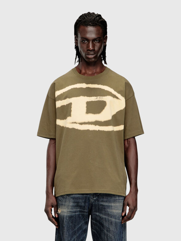 T-BOXT-BLEACH printed cotton T-shirt - 1