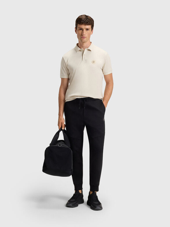 Grey polo shirt with logo - 2