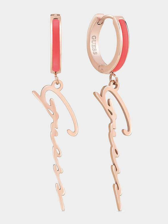 BEACH PARTY earrings in rose gold color - 1