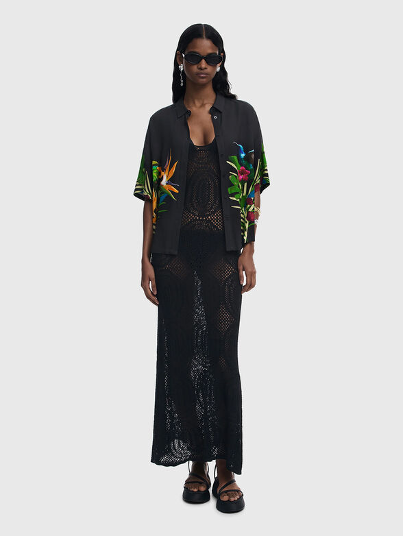 ARTEMISA shirt with tropical print - 1