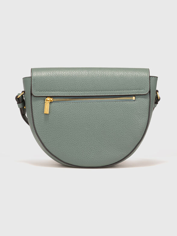 Green leather crossbody bag - 3