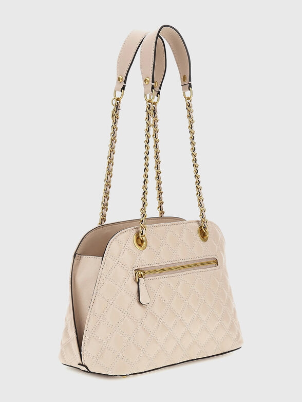 GIULLY quilted bag in beige color - 2