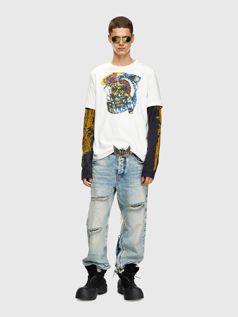 T-shirt T-ADJUST-Q3 cotton with print - 2