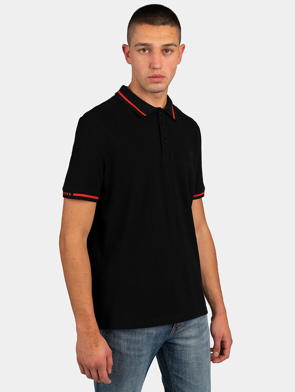 Polo-shirt with red accents - 1