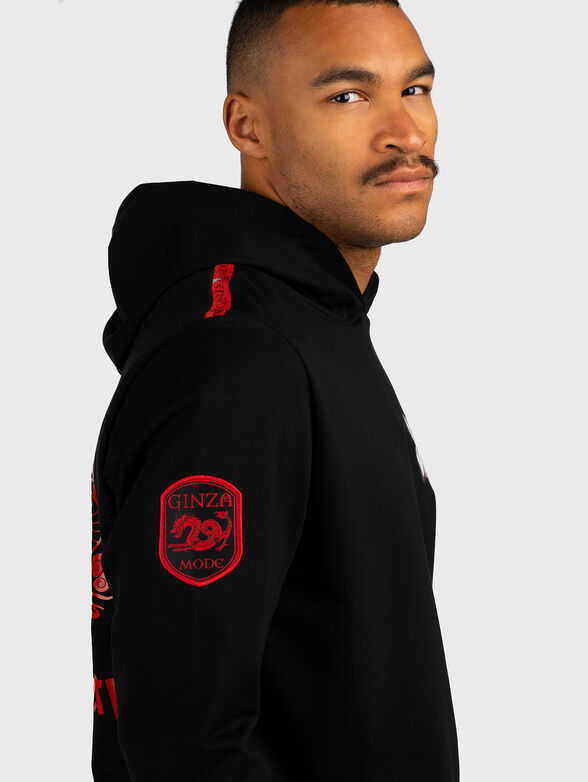 GMH009 sweatshirt with contrast print - 5