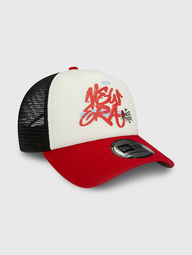Multicolored hat with visor - 3