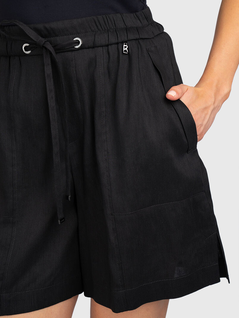 Linen-blend shorts - 3