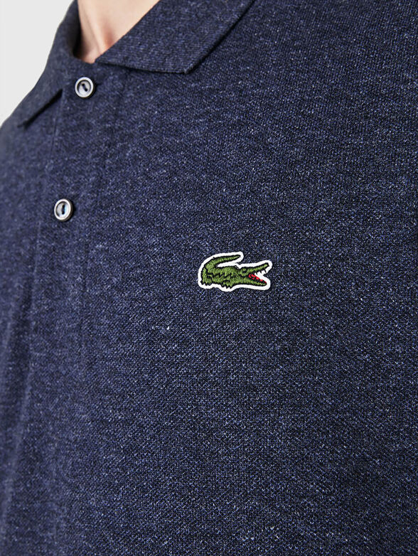 Polo-shirt L.12.12 with short sleeves in dark blue - 4