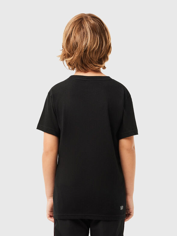 White t-shirt with contrast print - 3