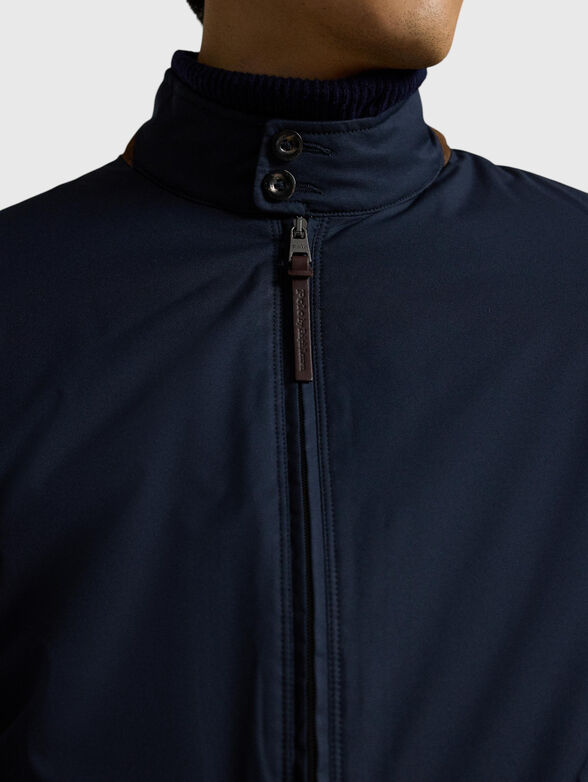 Transitional jacket with a double zip - 4