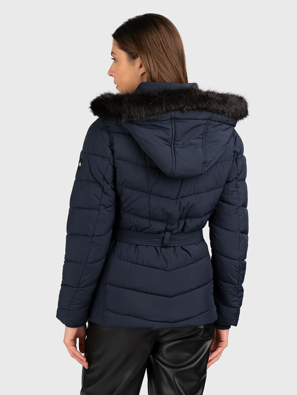 Black jacket with belt  - 2